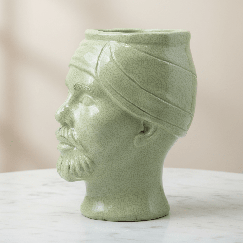 Testa di Moro Era Argilla Verde chiaro - Sua Maestà Sicilia