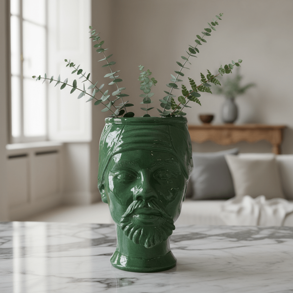 Testa di Moro Era Argilla Verde scuro - Sua Maestà Sicilia