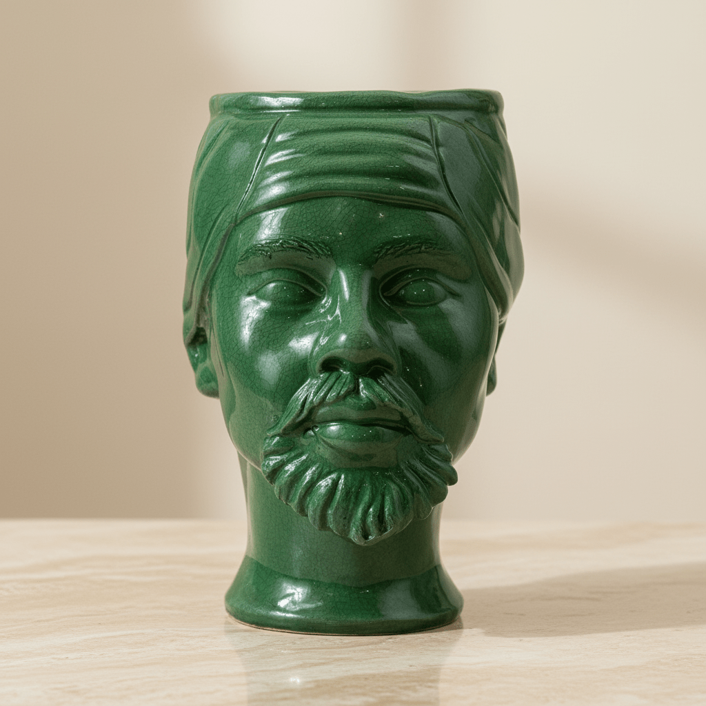Testa di Moro Era Argilla Verde scuro - Sua Maestà Sicilia
