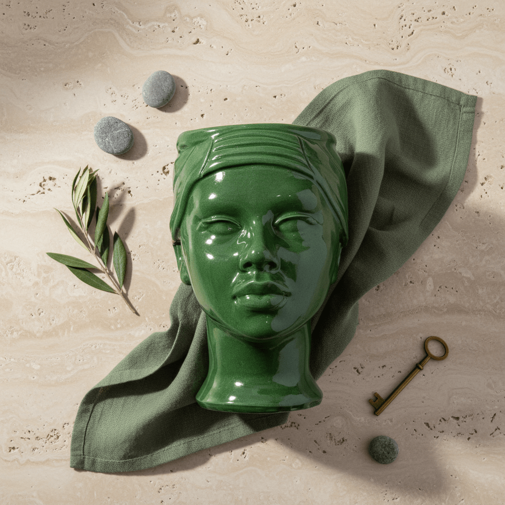 Testa di Moro Era Argilla Verde scuro - Sua Maestà Sicilia