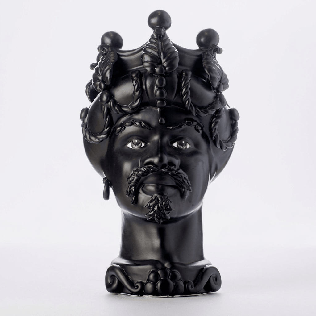 Testa di Moro Liberty Nero Satinato - Sua Maestà Sicilia
