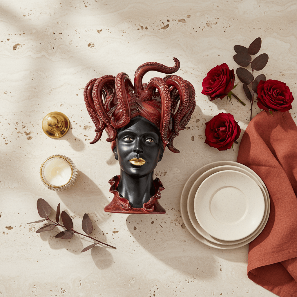 Testa di Moro Puppu bordeaux - Sua Maestà Sicilia