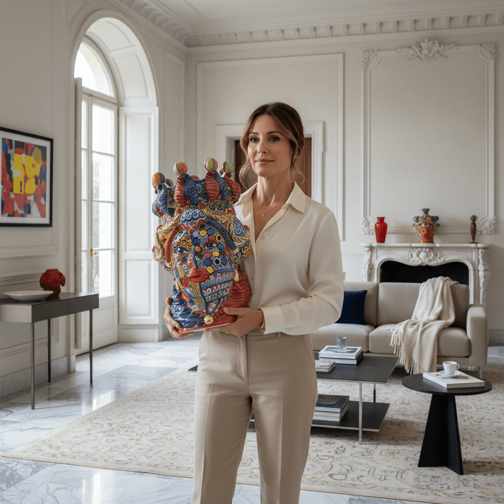 Testa di Moro Sicilyart Demetra - Sua Maestà Sicilia