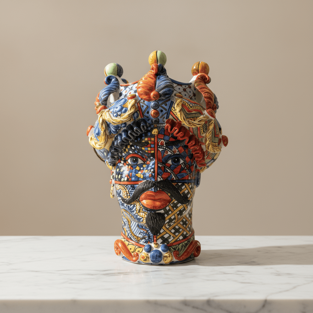 Testa di Moro Sicilyart Kore - Sua Maestà Sicilia