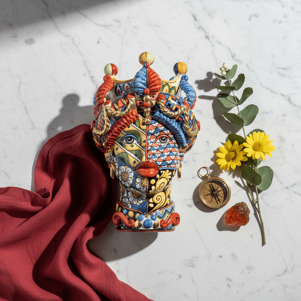 Testa di Moro Sicilyart Kore - Sua Maestà Sicilia