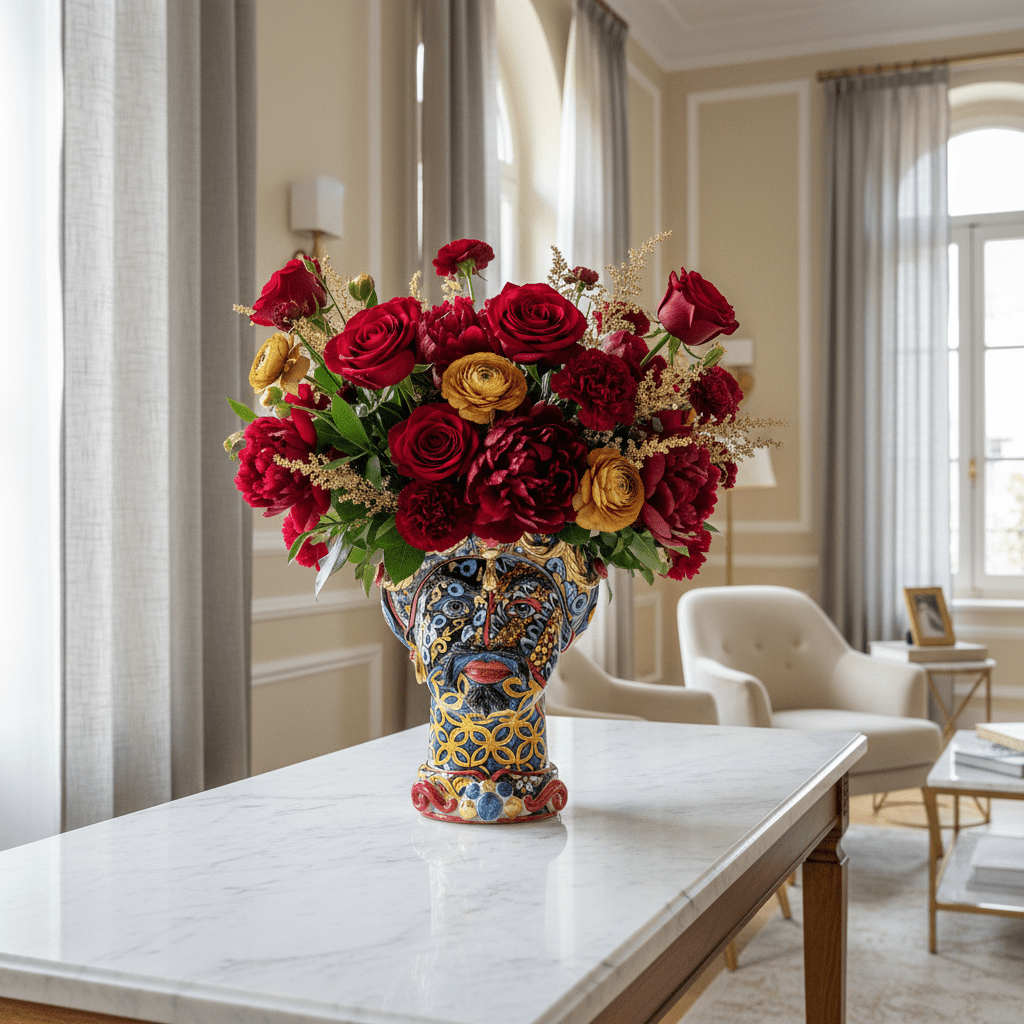 Testa di Moro Sicilyart Liberty - Sua Maestà Sicilia