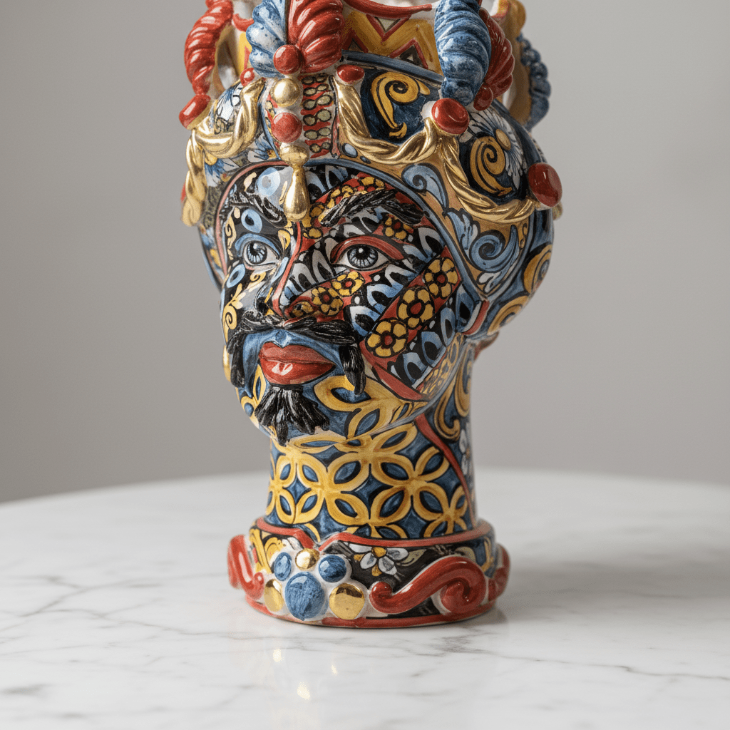 Testa di Moro Sicilyart Liberty - Sua Maestà Sicilia