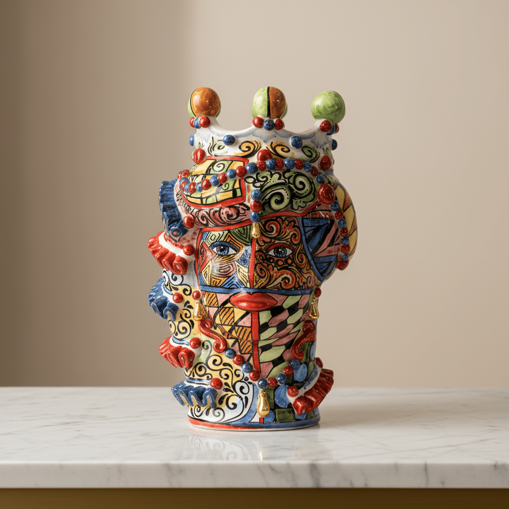 Testa di Moro Sicilyart Mediterraneo - Sua Maestà Sicilia