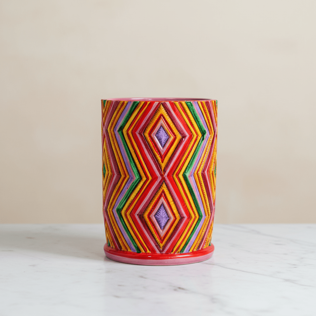 Vaso cilindro Tramonto - Sua Maestà Sicilia