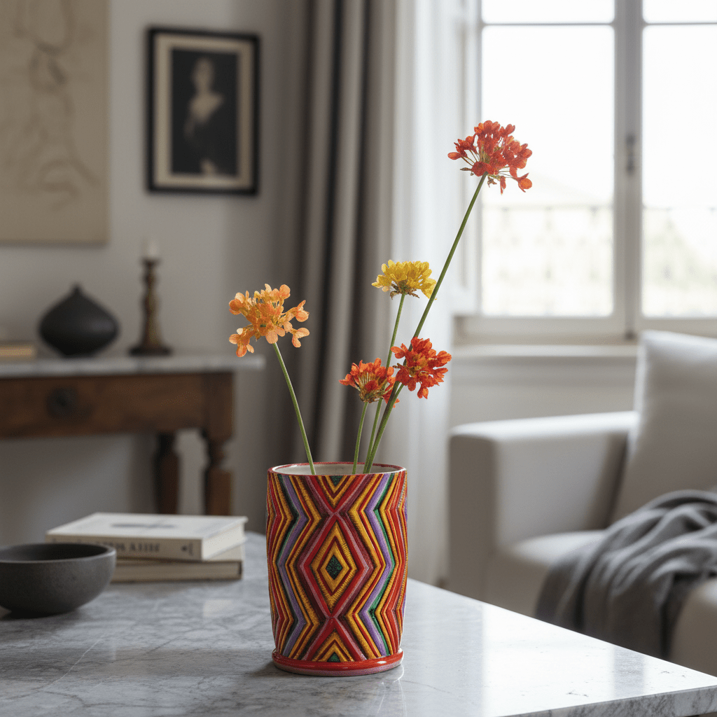 Vaso cilindro Tramonto - Sua Maestà Sicilia