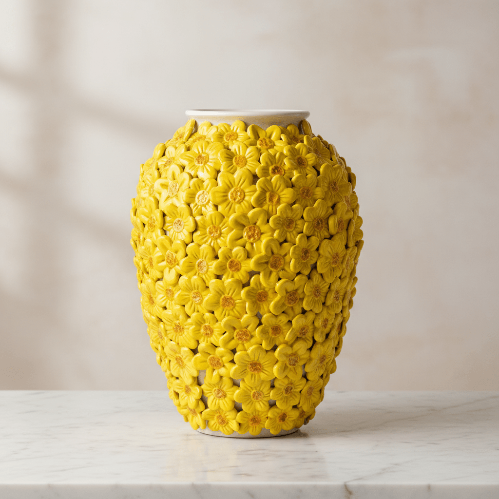 Vaso Margherite Gialle - Sua Maestà Sicilia