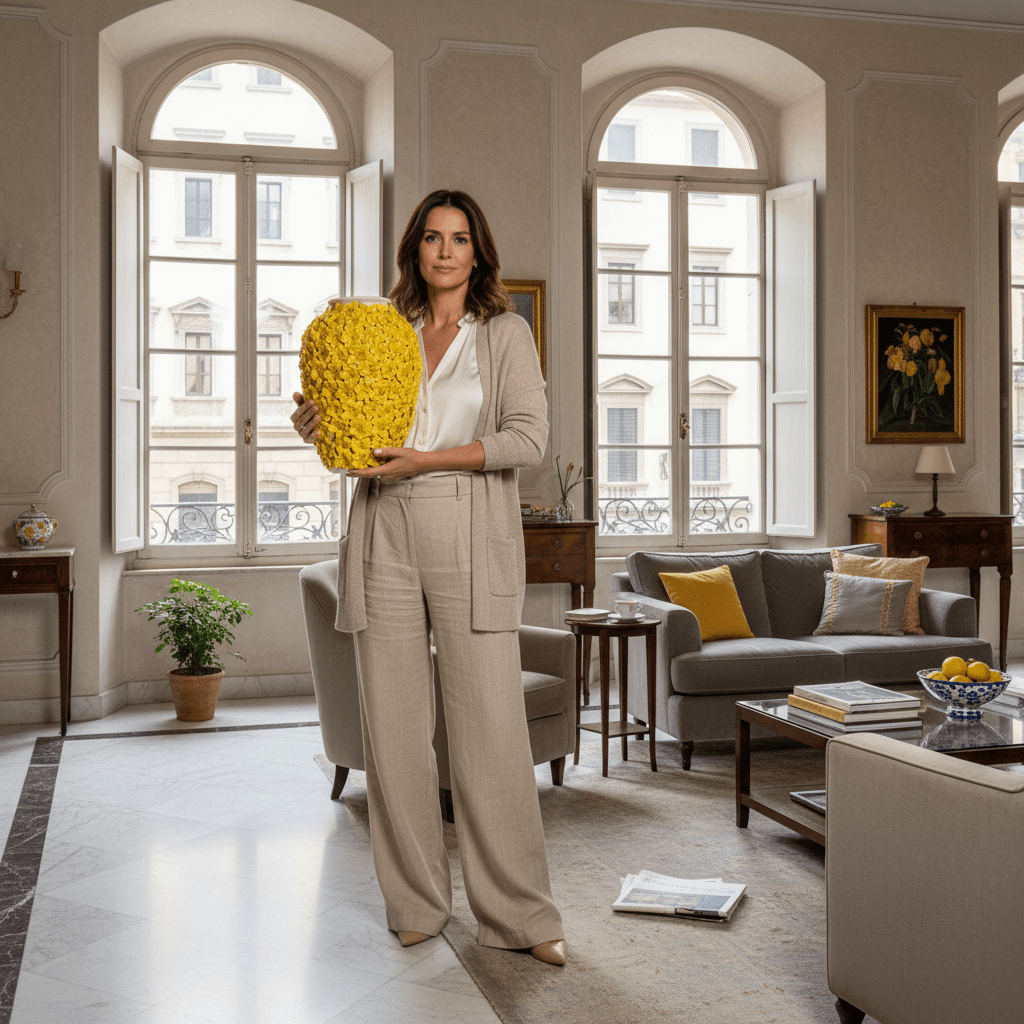 Vaso Margherite Gialle - Sua Maestà Sicilia