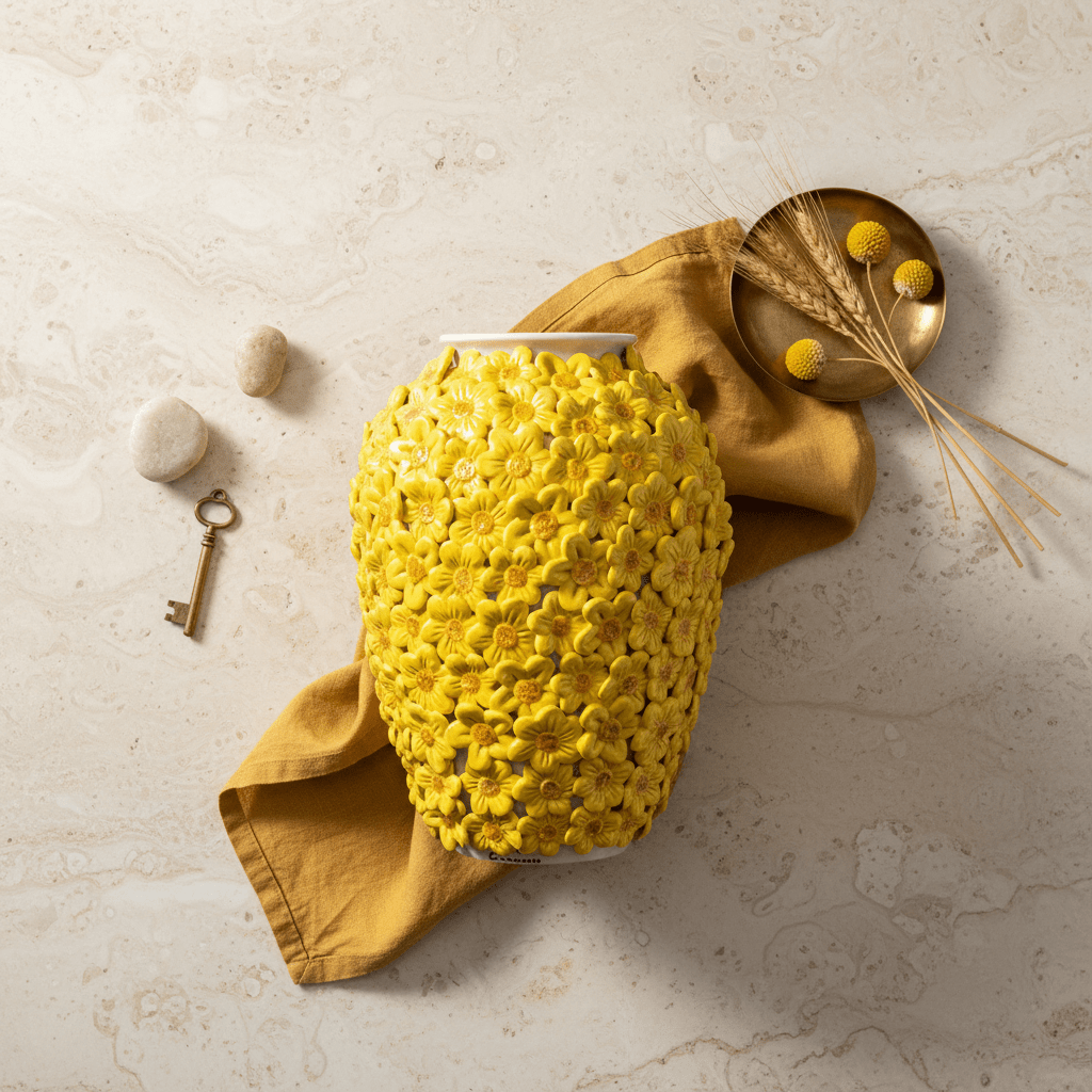 Vaso Margherite Gialle - Sua Maestà Sicilia