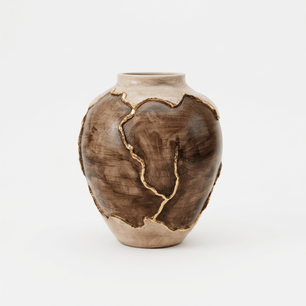 Vaso Ombra Dorata, 1 frontale