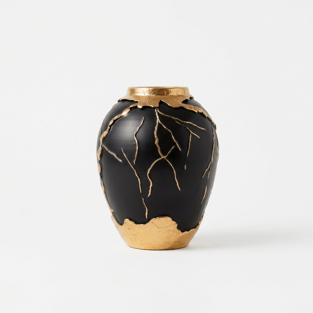 Vaso Oro Nero, 1 frontale