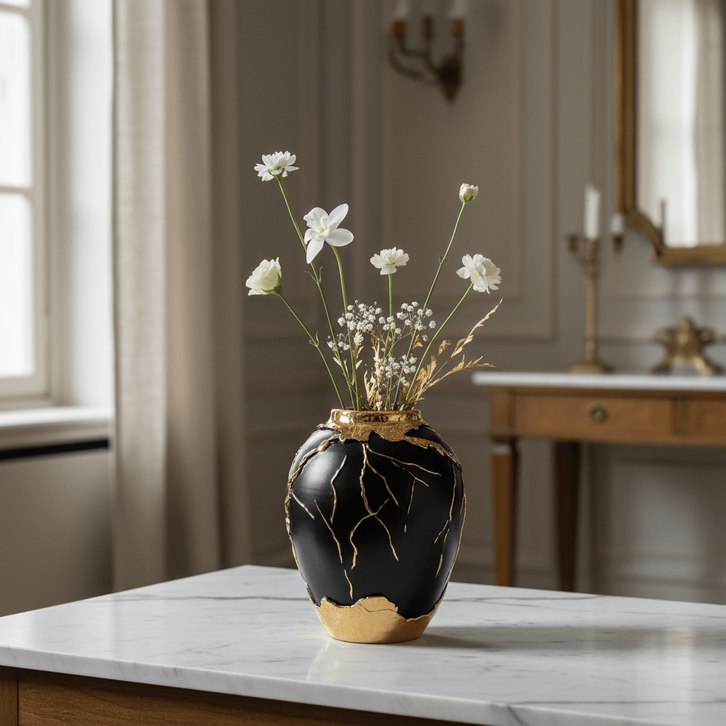 Vaso Oro Nero - Sua Maestà Sicilia