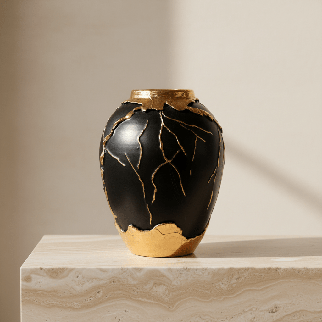 Vaso Oro Nero - Sua Maestà Sicilia