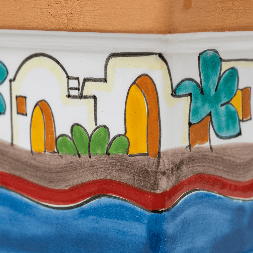 Vaso porta pianta quadrato Dammusi - Sua Maestà Sicilia