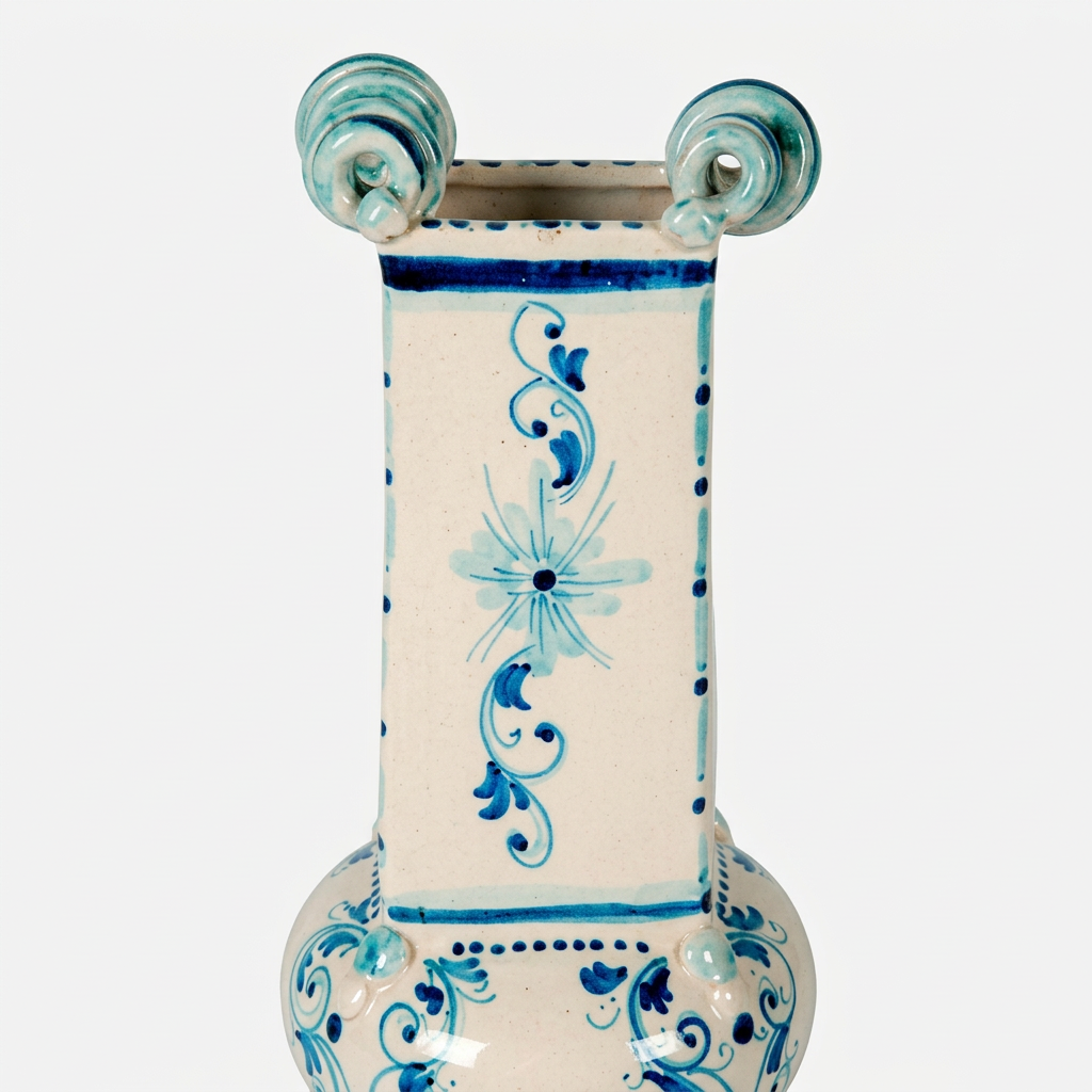 Vaso Quadro, 3 bordo e manici