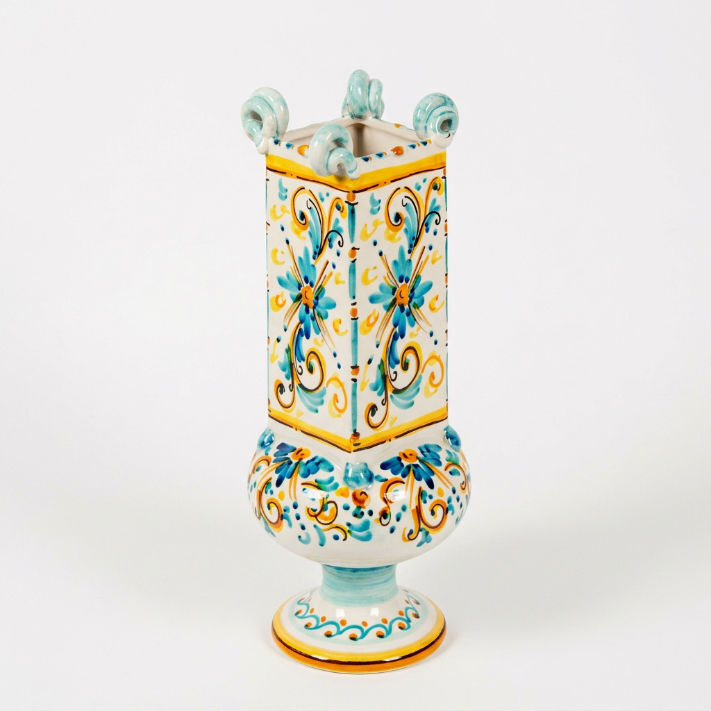 Vaso Quadro barocco, 2 tre quarti