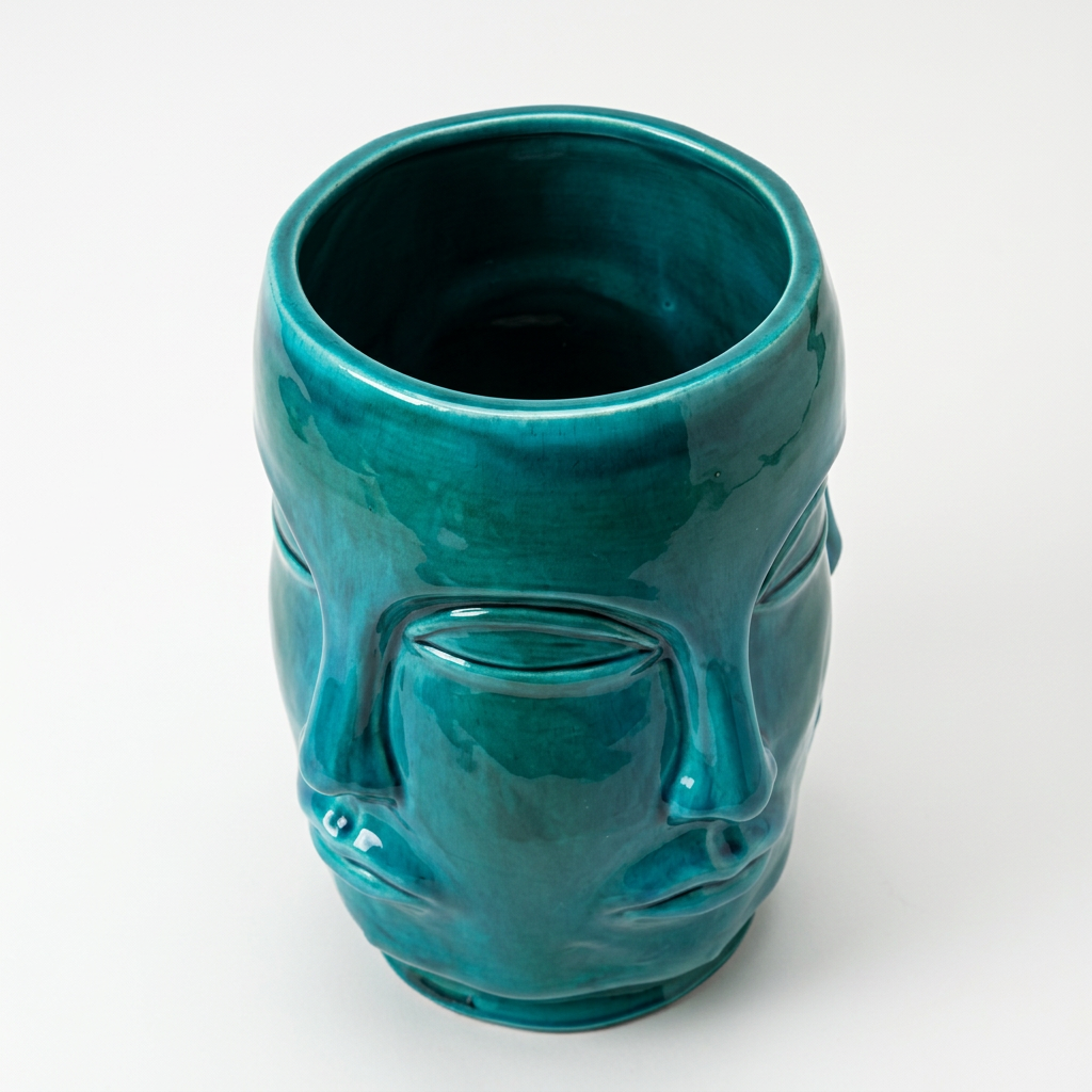 Vaso Quattro Facce, 4 vista rialzata