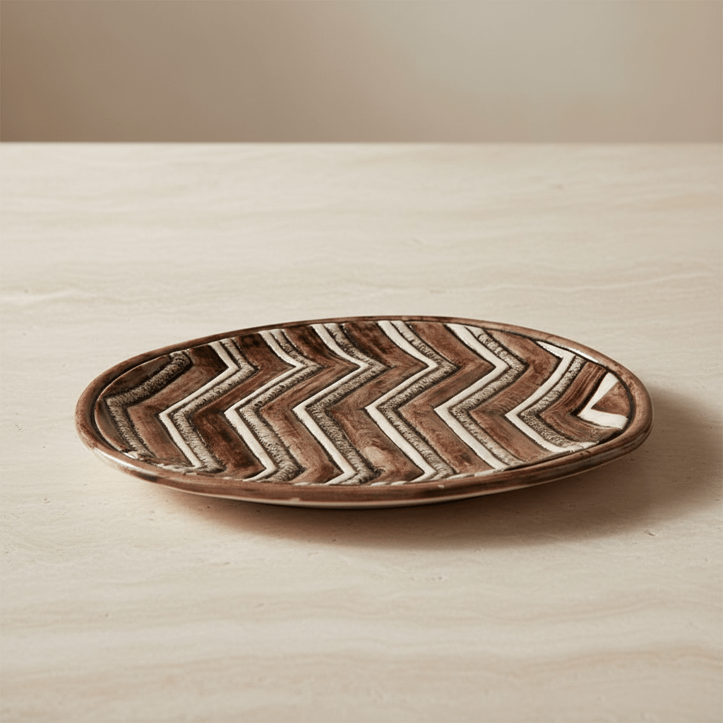 Vassoio ovale Sabbia - Sua Maestà Sicilia